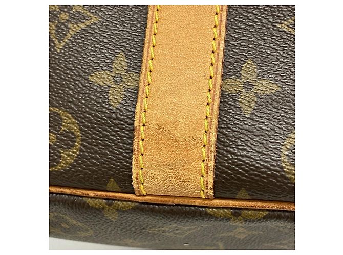 Louis Vuitton Boston Monogram Keepall Bandoulière 50 Braun - Ansicht 13