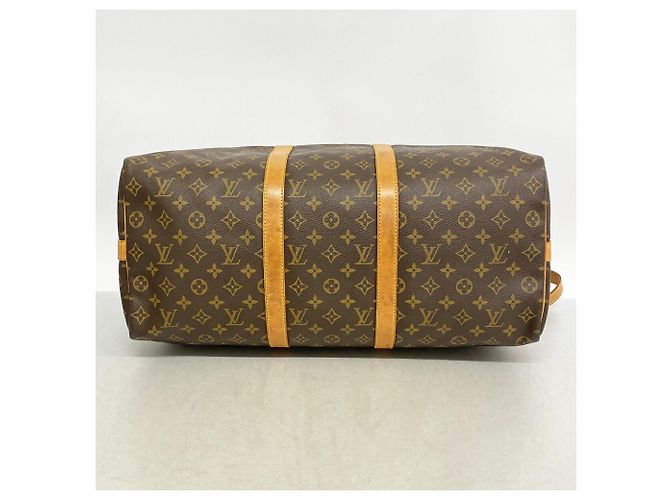 Louis Vuitton Boston Monogram Keepall Bandoulière 50 Braun - Ansicht 3