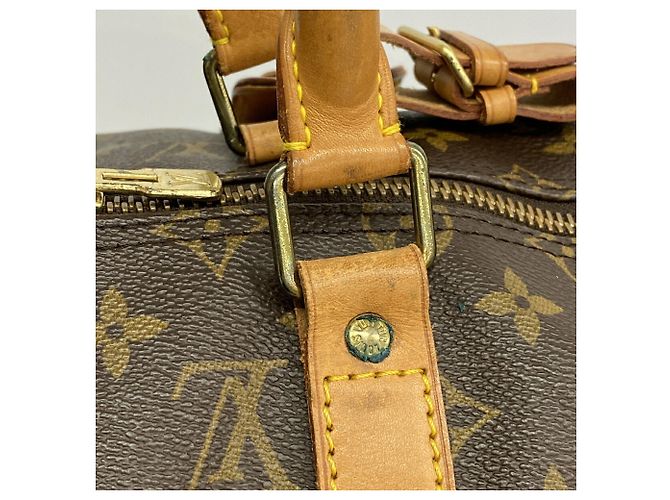 Louis Vuitton Boston Monogram Keepall Bandoulière 50 Braun - Ansicht 6