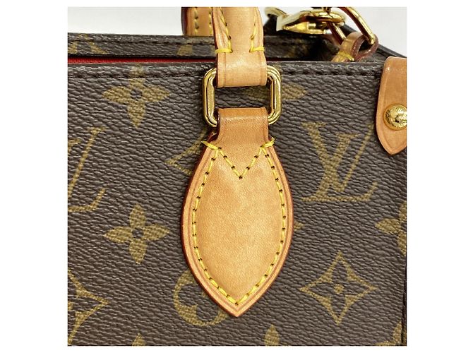 Saco Tote Louis Vuitton Monogram Sac Plat BB Marrom - vista 11
