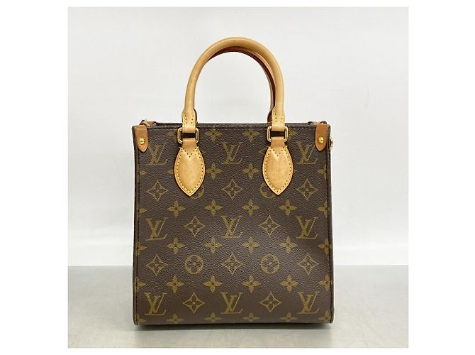 Saco Tote Louis Vuitton Monogram Sac Plat BB Marrom - vista 12