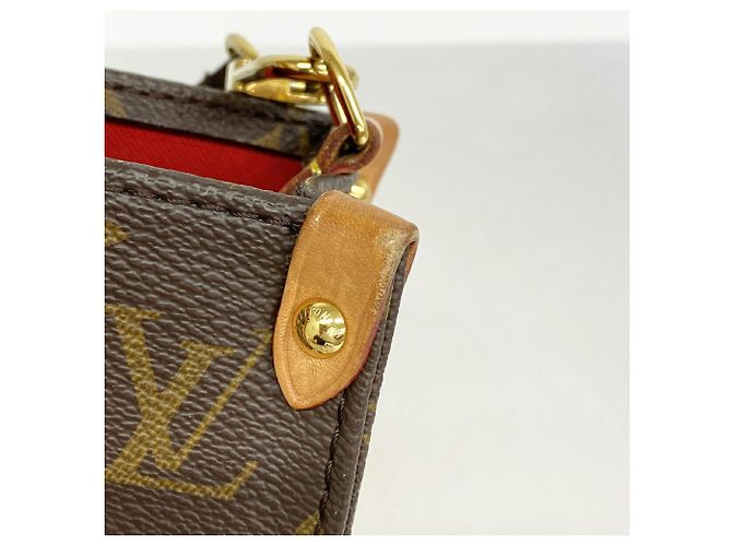 Saco Tote Louis Vuitton Monogram Sac Plat BB Marrom - vista 7