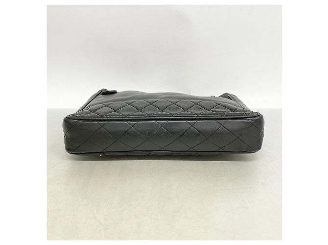 Chanel Matelassé Lammleder Chain Tote Bag Schwarz - Ansicht 3