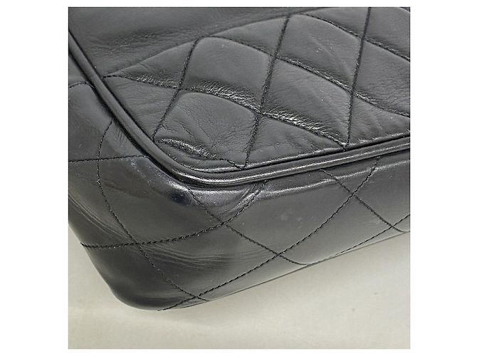 Chanel Matelassé Lammleder Chain Tote Bag Schwarz - Ansicht 7