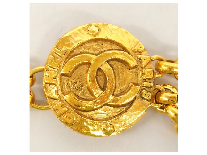 Cintura a catena dorata Chanel D'oro - vista 4