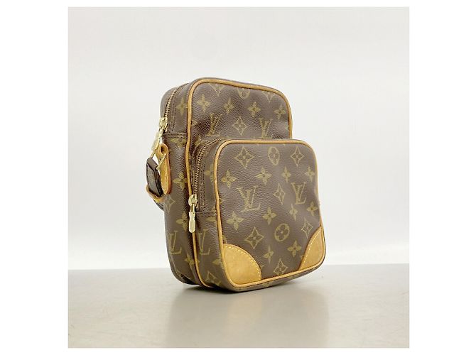 Bolso de hombro Louis Vuitton Monogram Amazon Castaño - vista 2