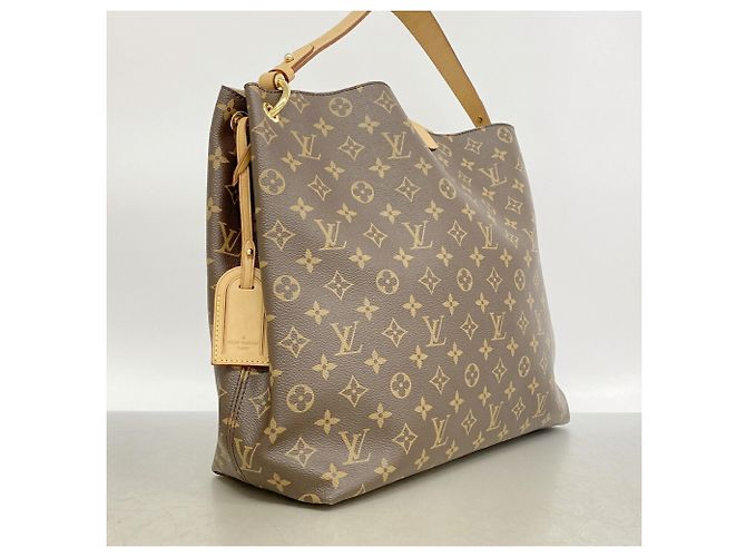 Bolso de hombro Louis Vuitton Monogram Graceful MM Beige - vista 2