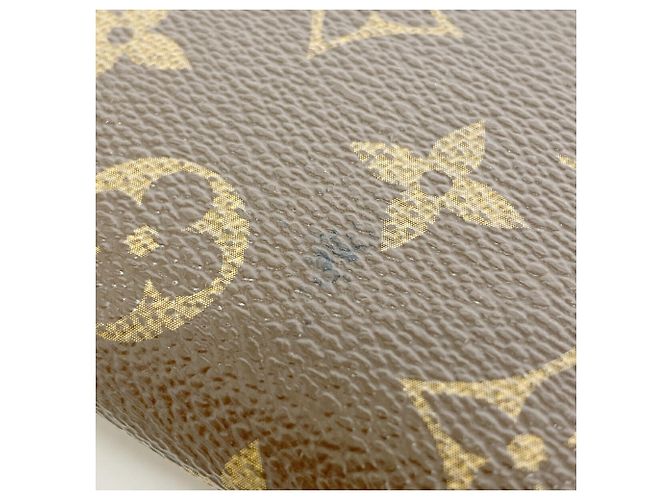 Cartera larga Louis Vuitton Monogram Pallas en Cerise Fucsia - vista 10