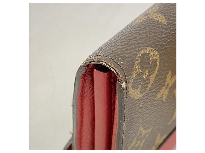 Cartera larga Louis Vuitton Monogram Pallas en Cerise Fucsia - vista 5