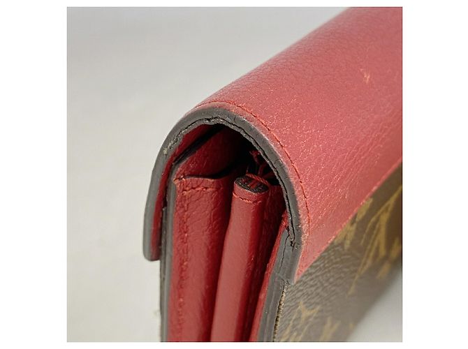 Cartera larga Louis Vuitton Monogram Pallas en Cerise Fucsia - vista 6