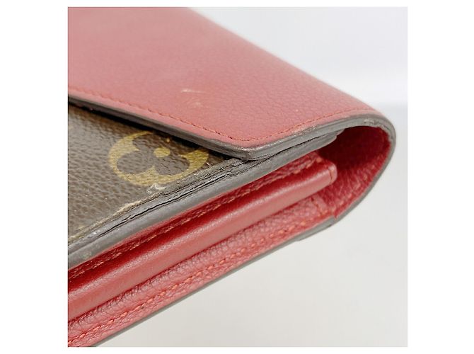 Cartera larga Louis Vuitton Monogram Pallas en Cerise Fucsia - vista 7