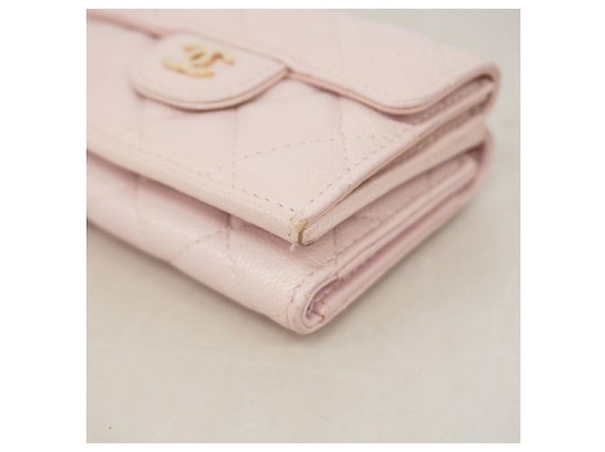 Cartera tri-fold Chanel rosa - vista 5