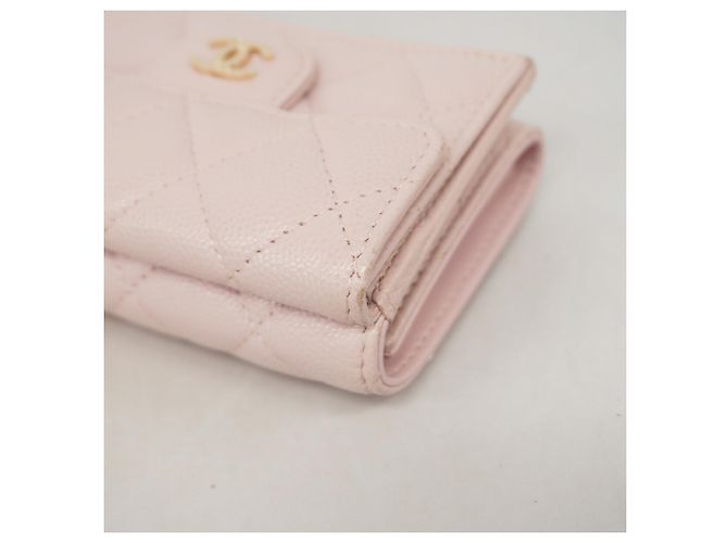 Cartera tri-fold Chanel rosa - vista 6