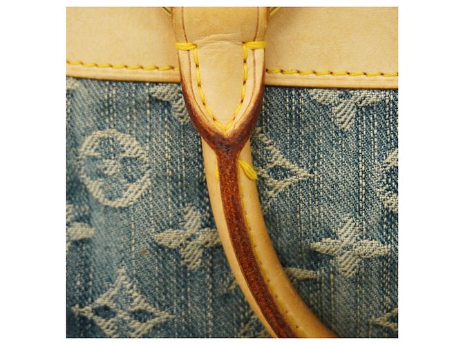 Louis Vuitton Monogram Denim Neo Noe Speedy Handtasche Blau - Ansicht 8