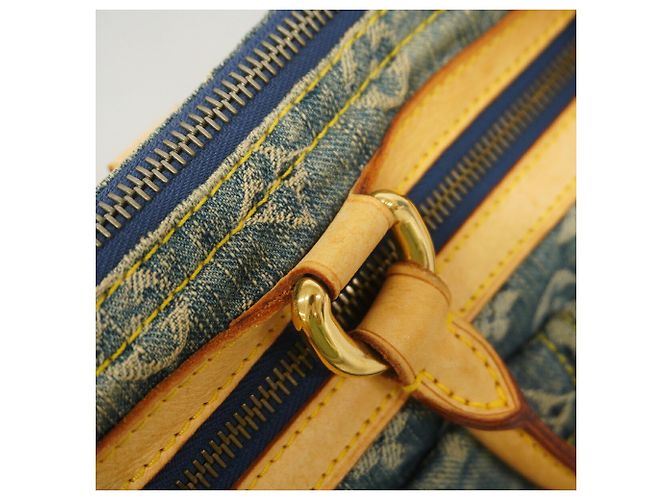 Louis Vuitton Monogram Denim Neo Noe Speedy Handtasche Blau - Ansicht 9