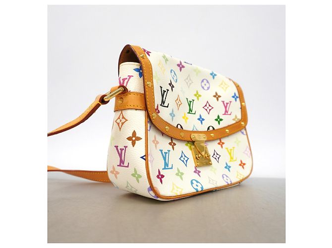 Sac à épaule Louis Vuitton Monogram Multicolor Sologne Blanc - vue 2