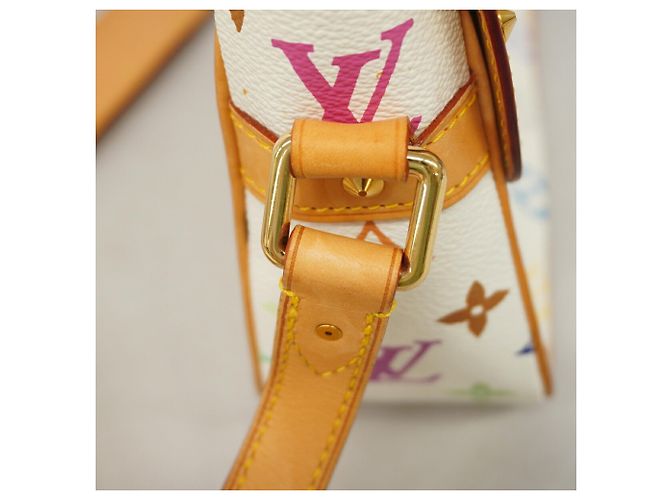 Sac à épaule Louis Vuitton Monogram Multicolor Sologne Blanc - vue 8