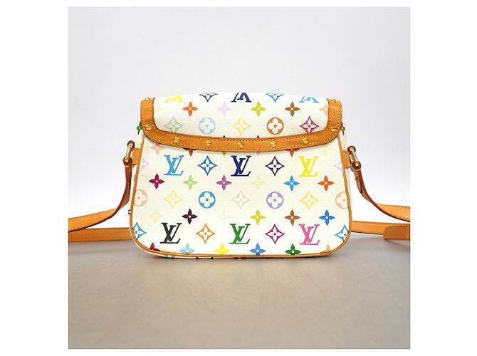 Sac à épaule Louis Vuitton Monogram Multicolor Sologne Blanc - vue 9