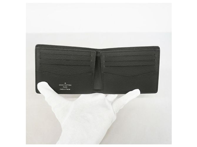 Louis Vuitton Monogram Eclipse Portefeuille Slender Wallet Black - view 3