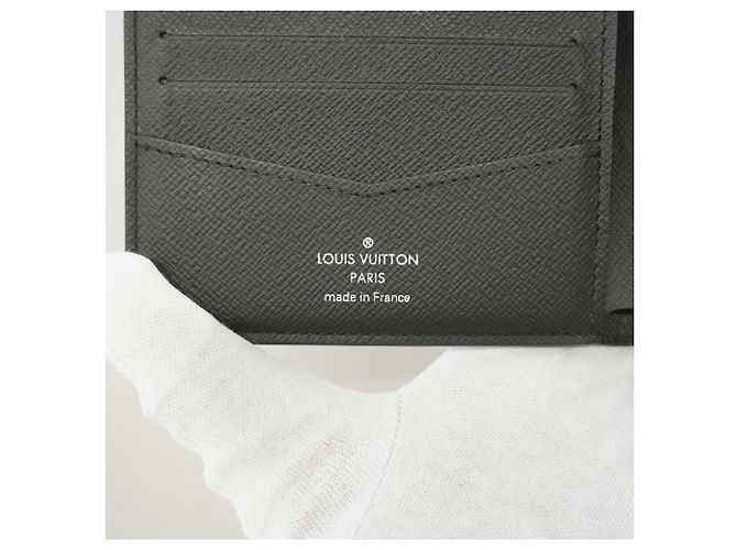 Louis Vuitton Monogram Eclipse Portefeuille Slender Wallet Black - view 4