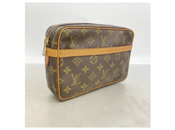 Borsa a pochette Louis Vuitton Monogram Compiegne 23 Marrone - vista 2