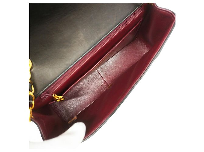 Borsa a tracolla Chanel Diana Chain Nero - vista 4