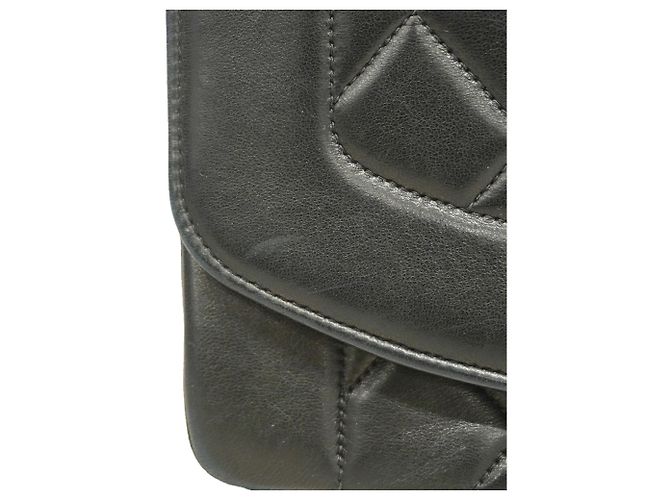 Borsa a tracolla Chanel Diana Chain Nero - vista 7