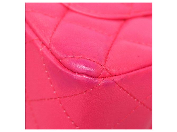 Bolsa de Ombro Chanel Mini Matelassé com Corrente Rosa - vista 6