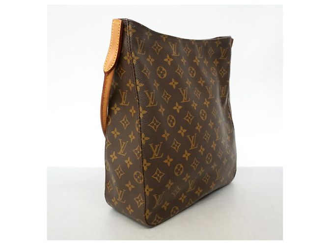 Bolso de hombro Louis Vuitton Monogram Looping GM Castaño - vista 2
