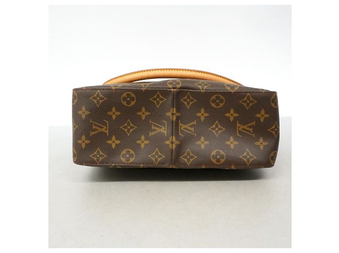Bolso de hombro Louis Vuitton Monogram Looping GM Castaño - vista 3