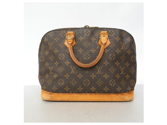 Louis Vuitton Alma Monogram Handtasche Braun - Ansicht 11