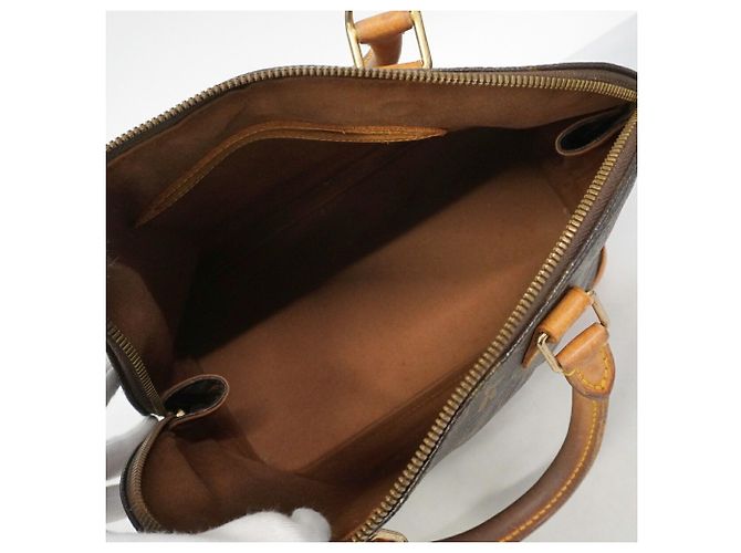 Louis Vuitton Alma Monogram Handtasche Braun - Ansicht 4