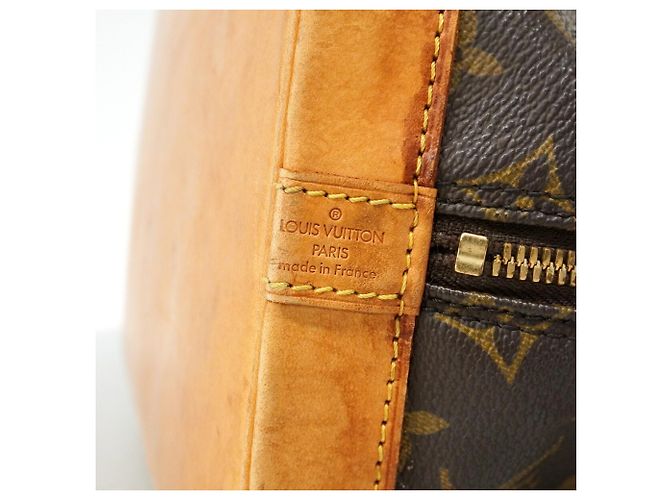 Louis Vuitton Alma Monogram Handtasche Braun - Ansicht 5
