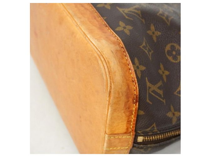 Louis Vuitton Alma Monogram Handtasche Braun - Ansicht 6