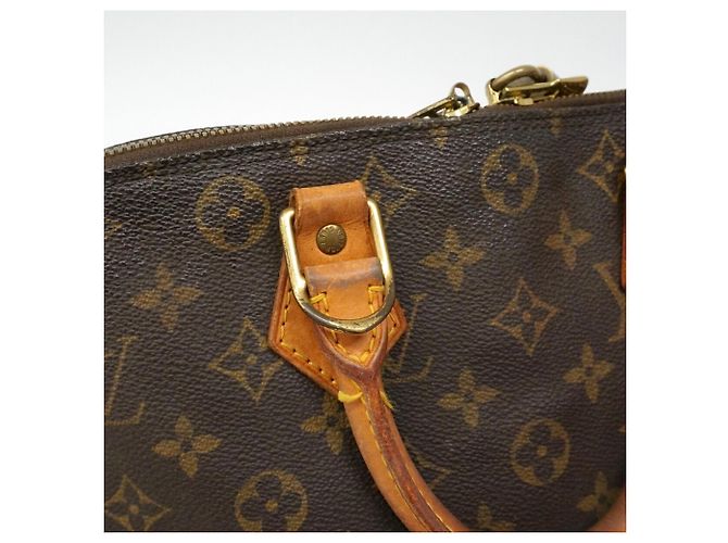Louis Vuitton Alma Monogram Handtasche Braun - Ansicht 9