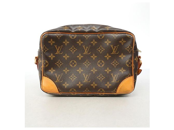 Sac à épaule Louis Vuitton Monogram Trocadero 27 Marron - vue 10