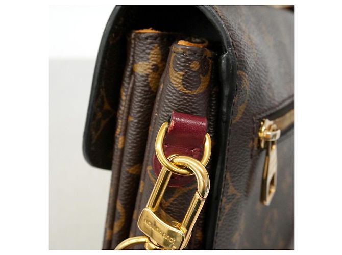 Bolsa Louis Vuitton Monogram Pochette Metis MM Marrom - vista 7