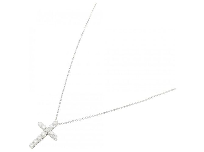 Autre Marque Tiffany Small Cross Halskette - Ansicht 2