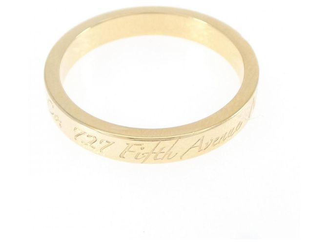 Autre Marque Tiffany Notes Narrow Ring in Gelbgold - Ansicht 3