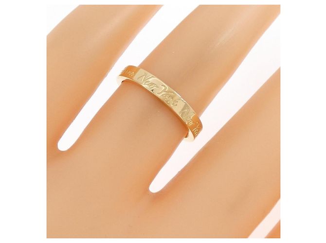 Autre Marque Tiffany Notes Narrow Ring in Gelbgold - Ansicht 5