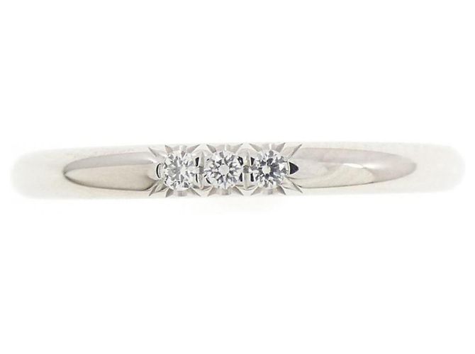 Autre Marque Tiffany Platinbandring mit Diamant - Ansicht 2