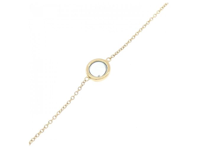 Autre Marque Bracciale con charm in topazio blu Tiffany - vista 2