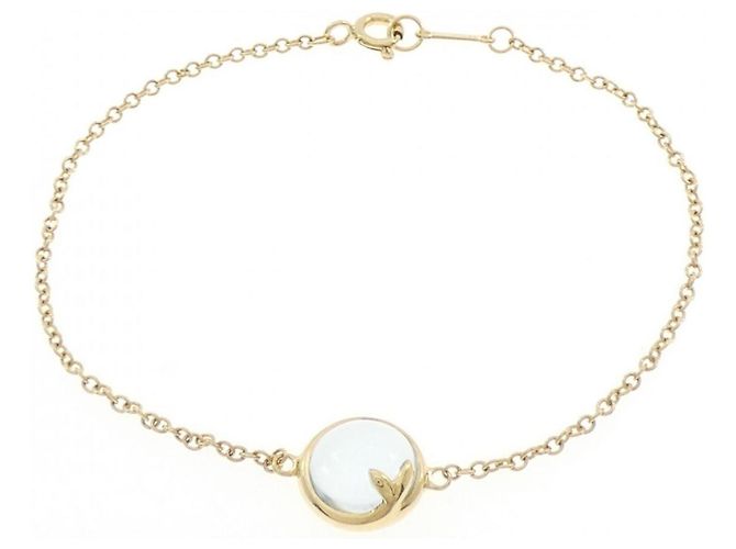Autre Marque Bracciale con charm in topazio blu Tiffany - vista 3