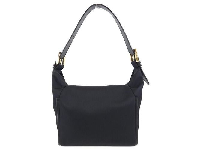Fendi Schultertasche aus Leder Schwarz - Ansicht 2
