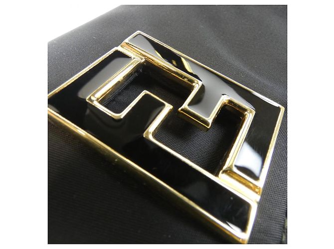 Fendi Schultertasche aus Leder Schwarz - Ansicht 4