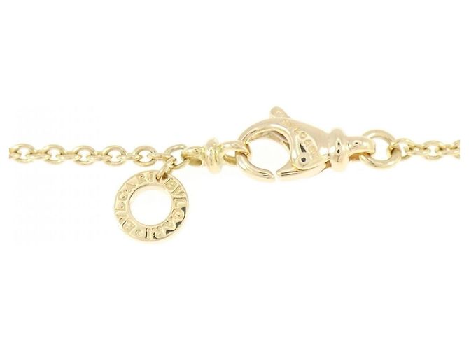 Bulgari Collana con pendente Bvlgari in oro giallo 18K e diamanti - vista 5