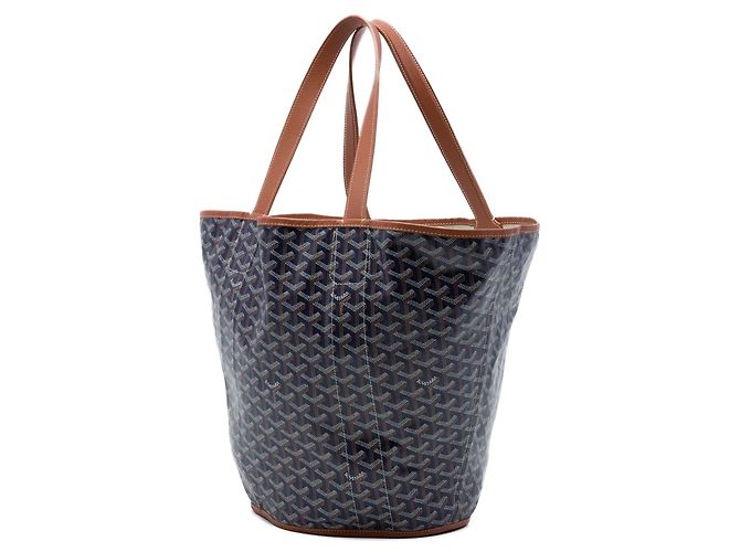 Goyardine Blue Reversible Belharra Tote Goyard Blau Marineblau - Ansicht 2