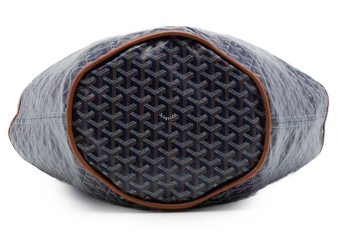 Goyardine Blue Reversible Belharra Tote Goyard Blau Marineblau - Ansicht 3