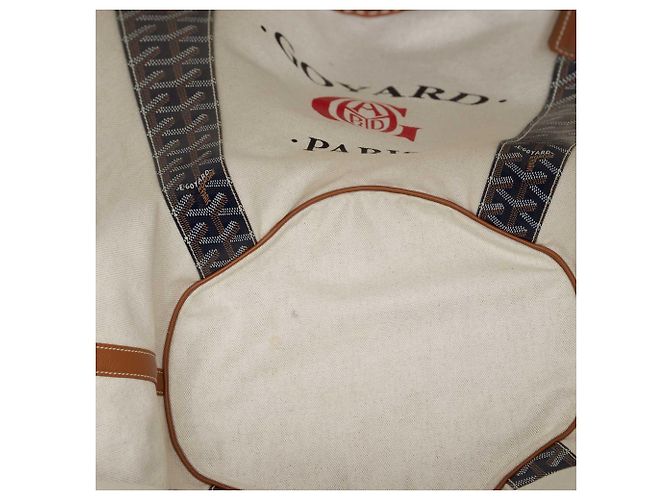 Goyardine Blue Reversible Belharra Tote Goyard Blau Marineblau - Ansicht 4