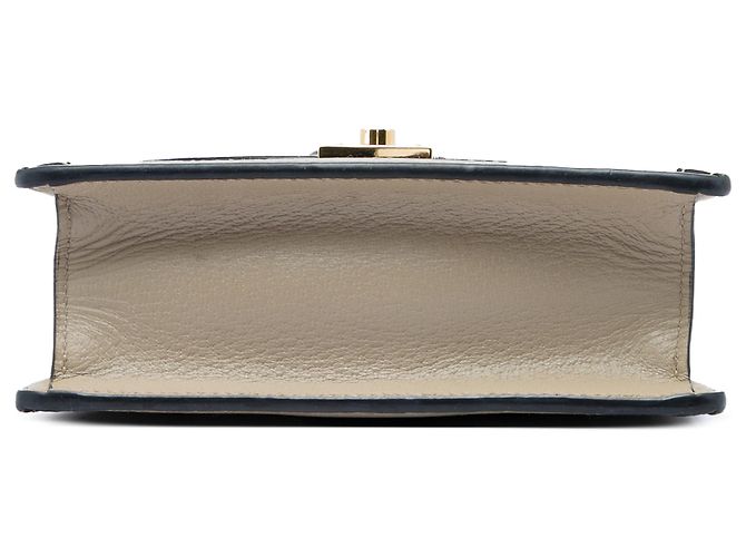 Borsa Gucci Beige Small GG Supreme Web Ophidia Top Handle - vista 3
